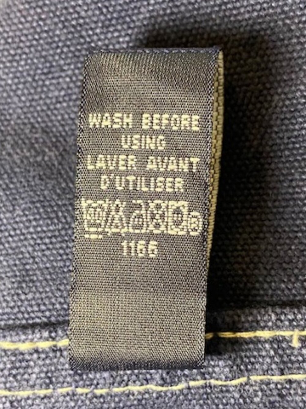 Vintage GAP Cotton Duffle bag Laundry College Blue Travel - Picture 9 of 12